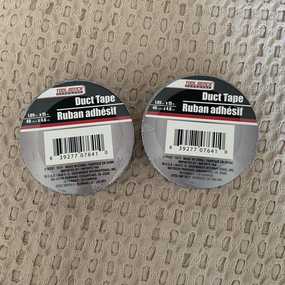 2 Red White and Blue Design Tape Rolls